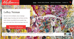 Desktop Screenshot of leroyneiman.com